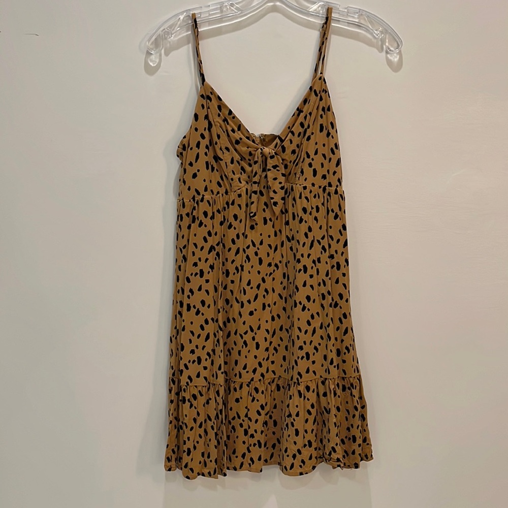 Leopard Print Mini Dress
